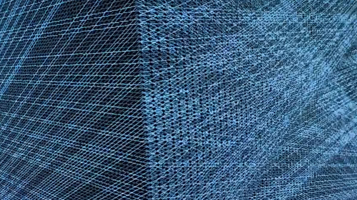 En väv av korslagda linjer på en datorskärm.